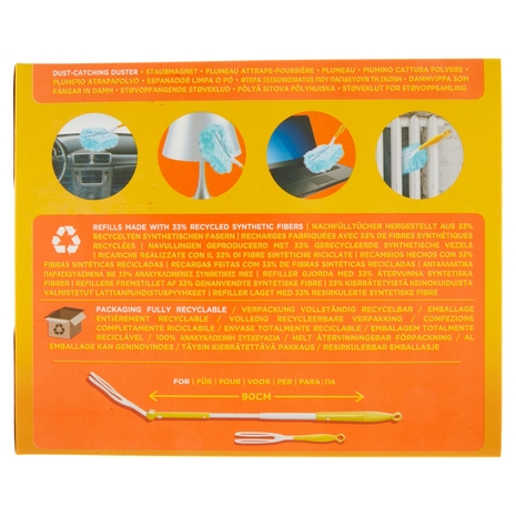 Swiffer Duster Cattura Polvere - Ricarica 16 Piumini per spolverare